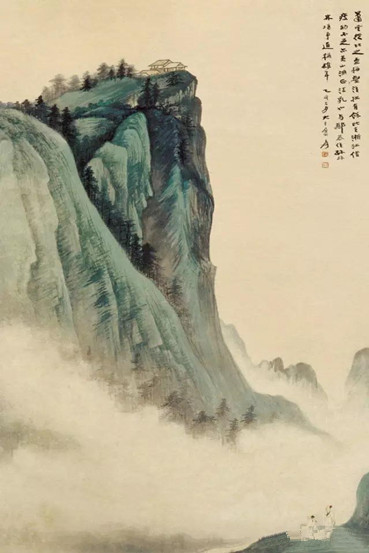 张大千最美的青绿山水60幅！