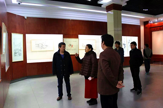 济南市博物馆举行赖非拓画作品捐赠仪式