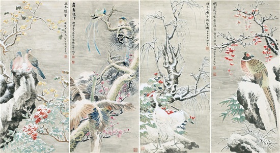 北京冬雪，赏名家笔下的雪景画