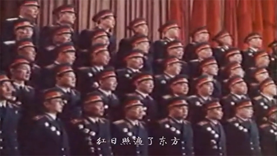 全世界规格最高级别的合唱团——230名将军组成的“将军合唱团”