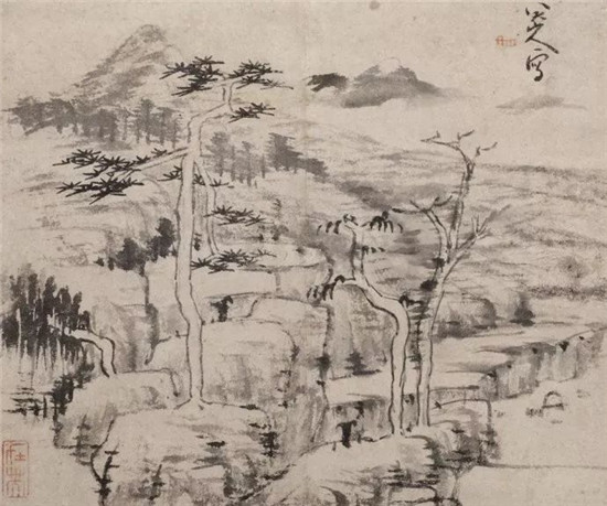 雅赏 | 八大山人醉酒画松，你见过吗？