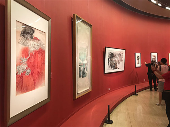 钱松喦诞辰120周年纪念展亮相中国美术馆