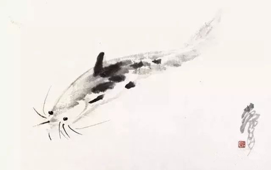 鉴赏 | 画驴大师黄胄的鱼，见过吗？