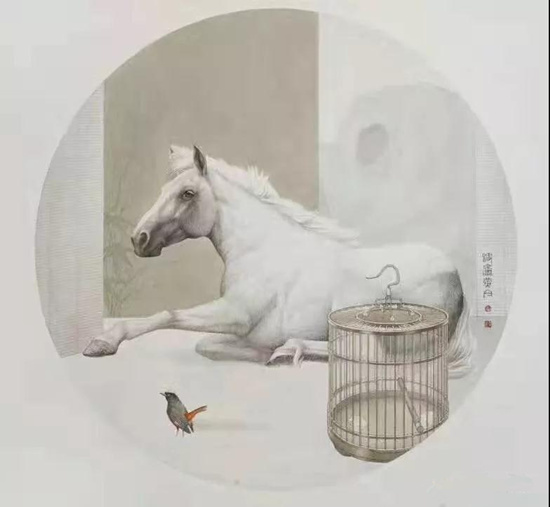 香港著名画家黄今画作入选第八届北京国际美术双年展