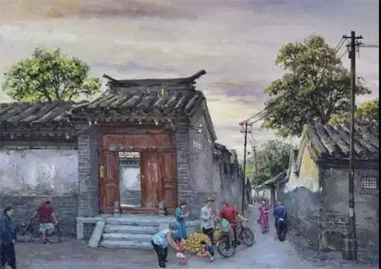 一组水墨画，梦回老北京！