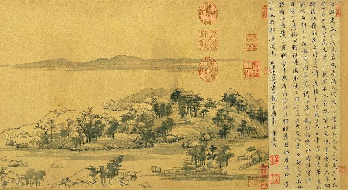 中国十大名画之首——元代画家黄公望《富春山居图》