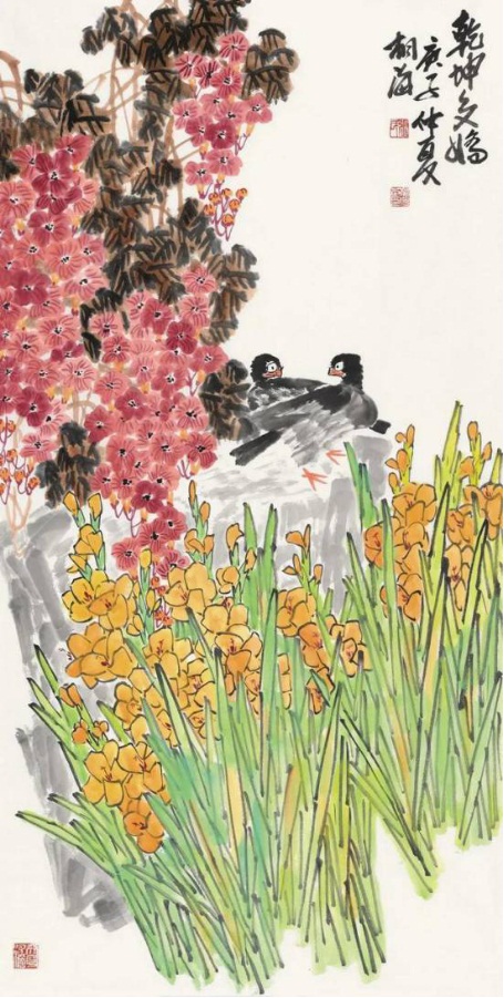 北京市海淀区美术家协会理事张东海花鸟画作品欣赏