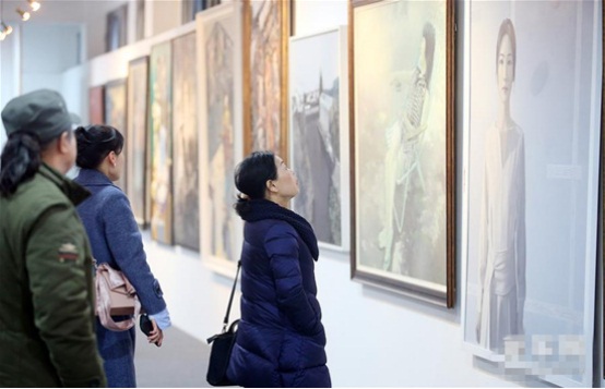 江苏省第七届新人美术作品展览开幕