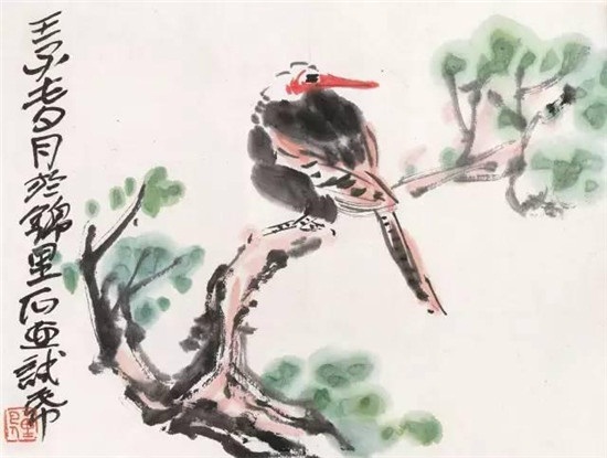 一笔一画皆真意 石壶先生花鸟画，趣味十足！