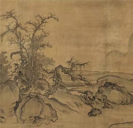 宋 郭熙《窠石平远图》
