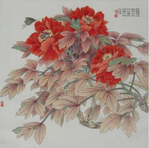 北京市美术家协会会员 苑建明工笔花鸟画作品欣赏