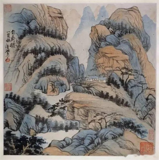 山水画临摹的规律，讲的都是精华