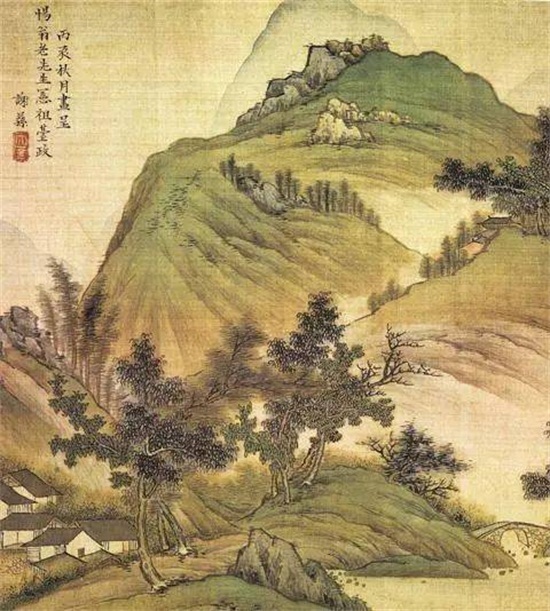 谈谈山水画的着色