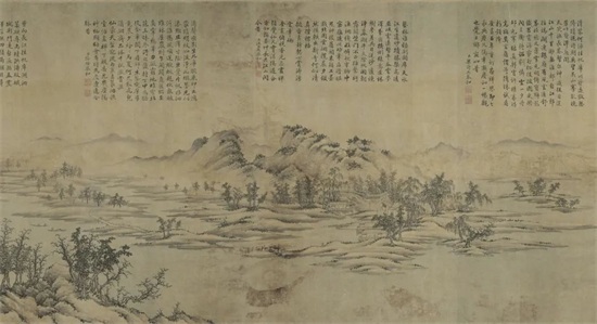 除了北京故宫博物院的《千里江山图》，还有一幅收藏于台北故宫博物院