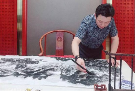 中国当代书画名家张和山水作品赏析