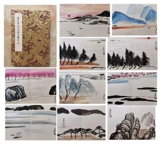 齐白石最贵的作品，山水十二条屏在2017年最终以9.315亿元成交