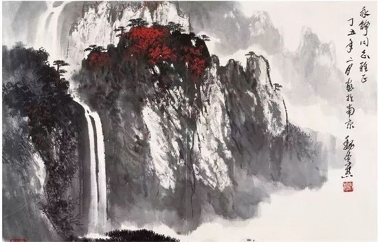 磅礴大气的山水画！这才是国画的灵魂！