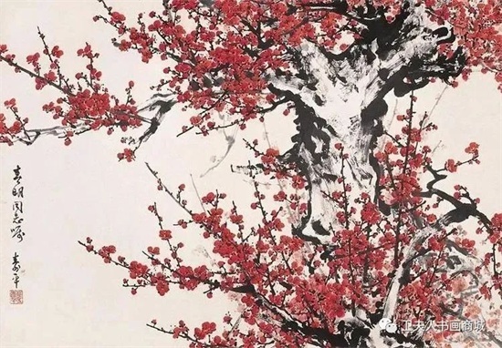 董寿平（1904－1997）画梅写竹