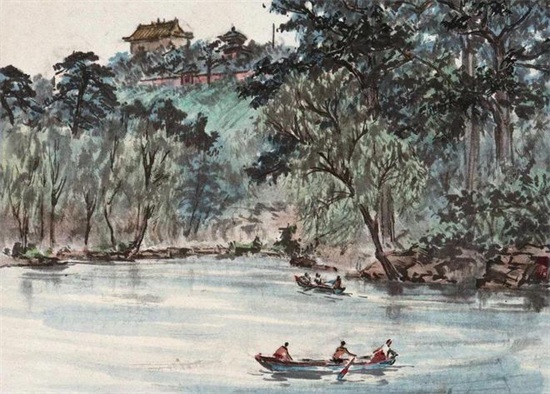 美术教育家罗铭的山水创新、大气，在当代中国美术史上是有相当影响的人物之一！