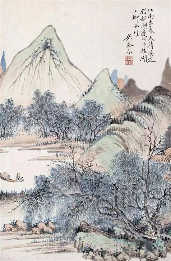 “海派”骄子吴琴木，从乡村教师到山水画大师