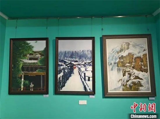 冰雪与色彩交融，首届黑龙江省高校学生油画作品展开展