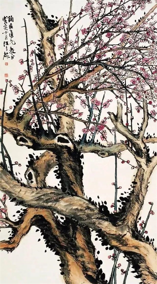 齐白石：当今画坛，梅花画得最好的是他