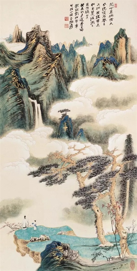 340多幅张大千山水画，写意画欣赏(二)