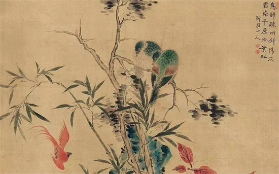 华嵒画竹，俊逸脱俗