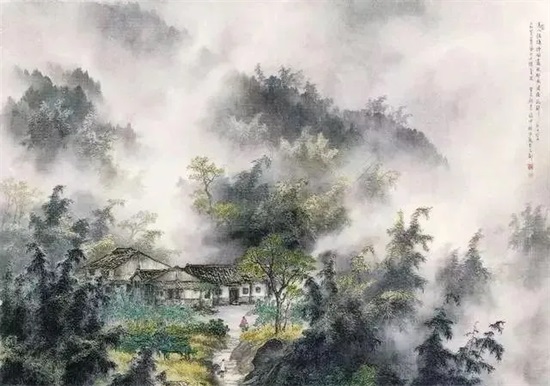雾色山水，多久没有感受到乡野的这种景色了！