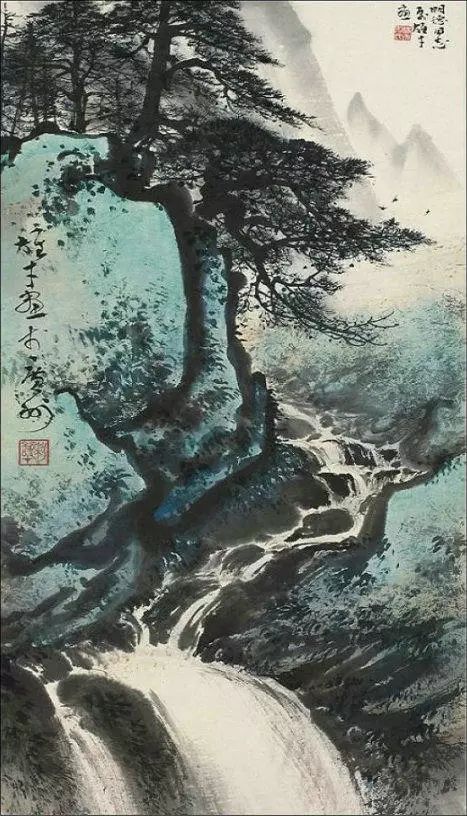 别具一格，看看他画的松树独一无二
