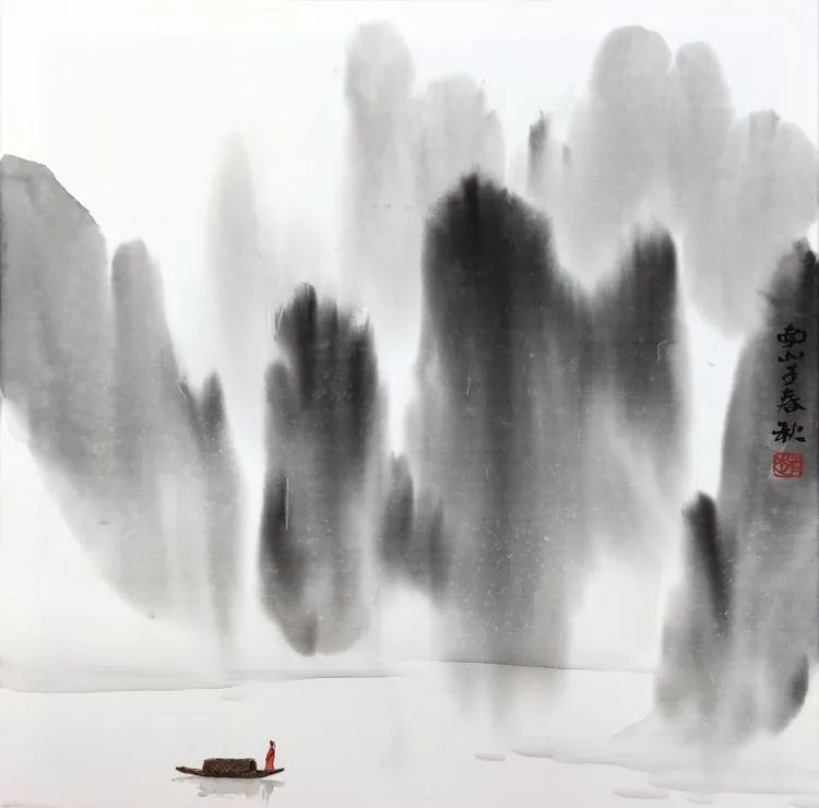 16幅禅意山水，绝美空灵，仙气飘飘