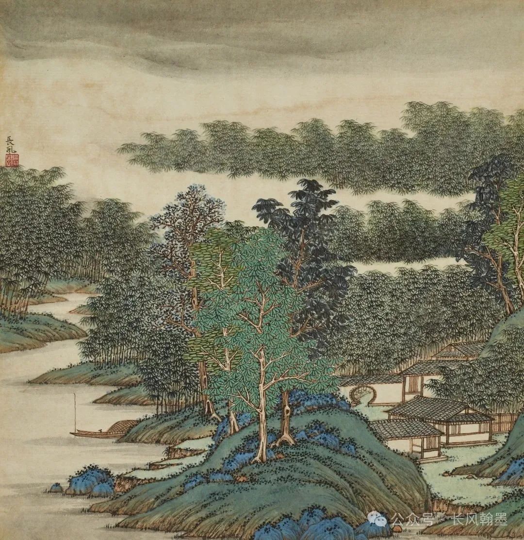 在山水画中，寻得第一抹秋意