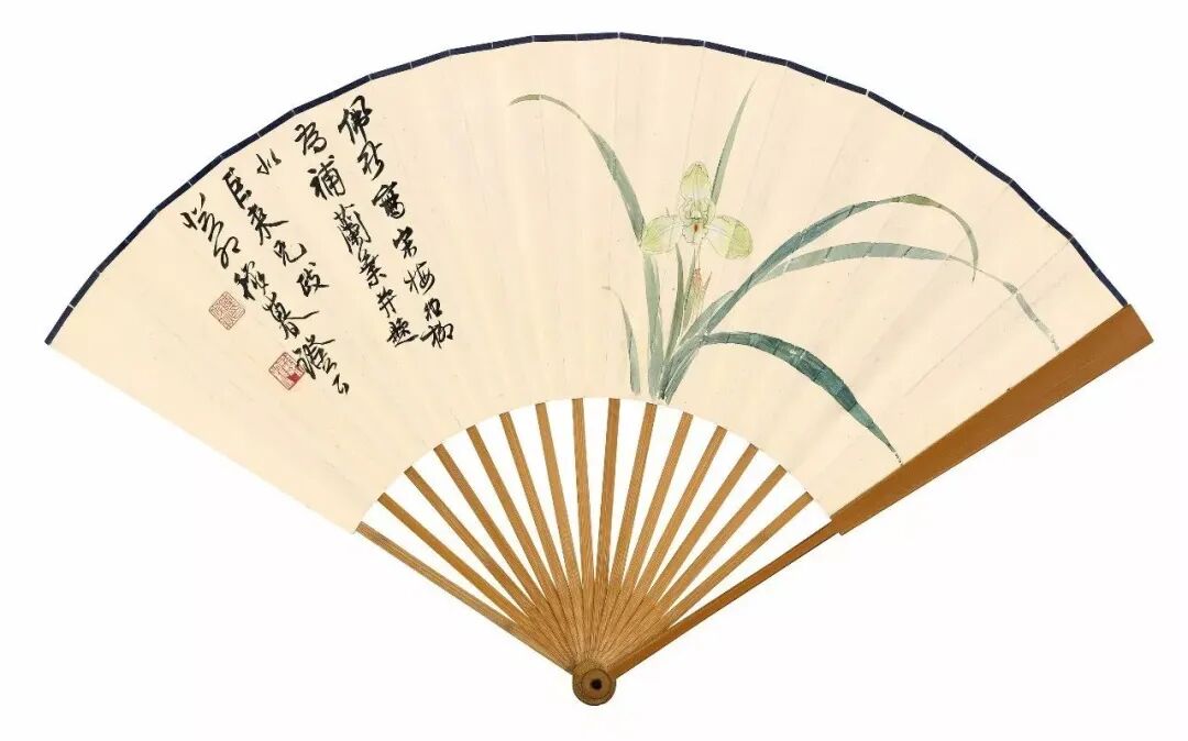 这些扇画，读来令人心旷神怡